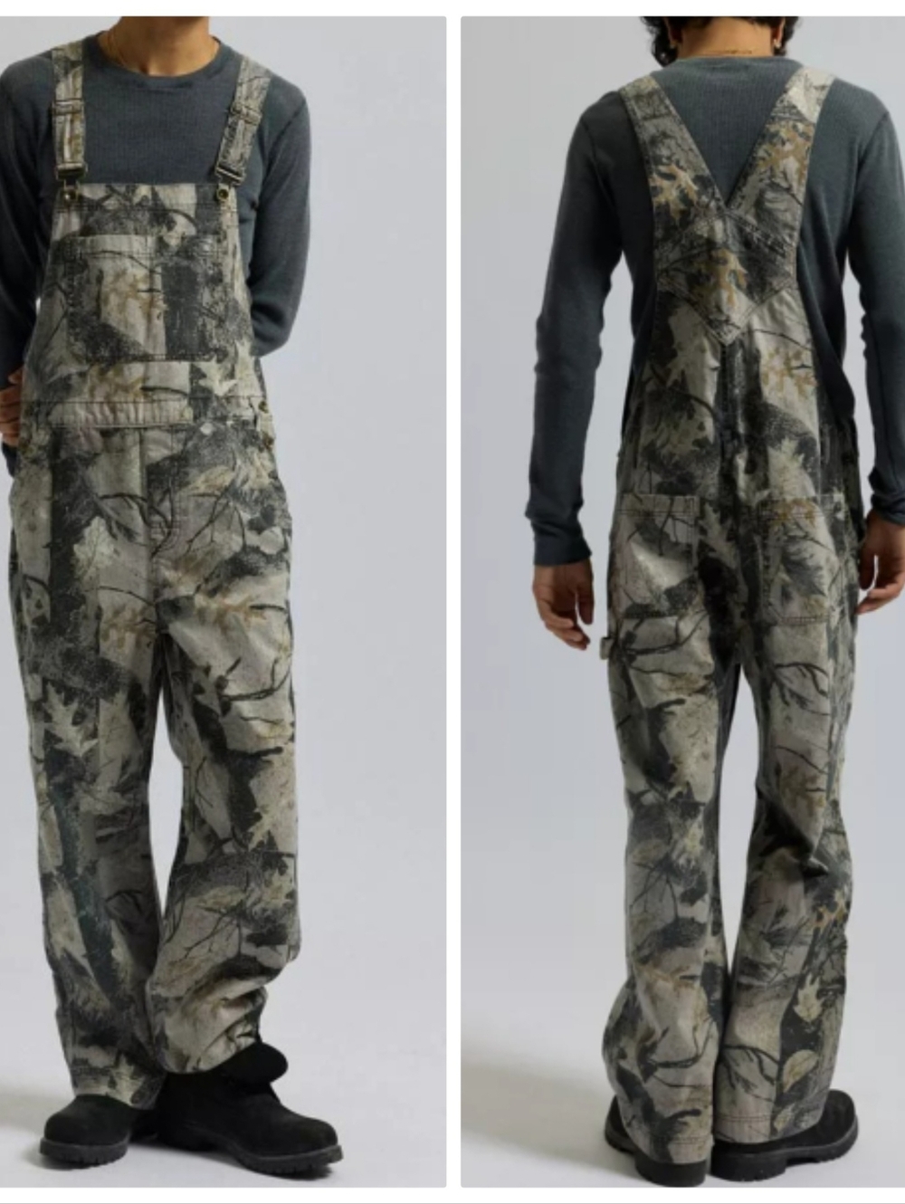 Urban Outfitters BDG Nitro Camo Pattern Baggy Fit Overalls- Mens size 30